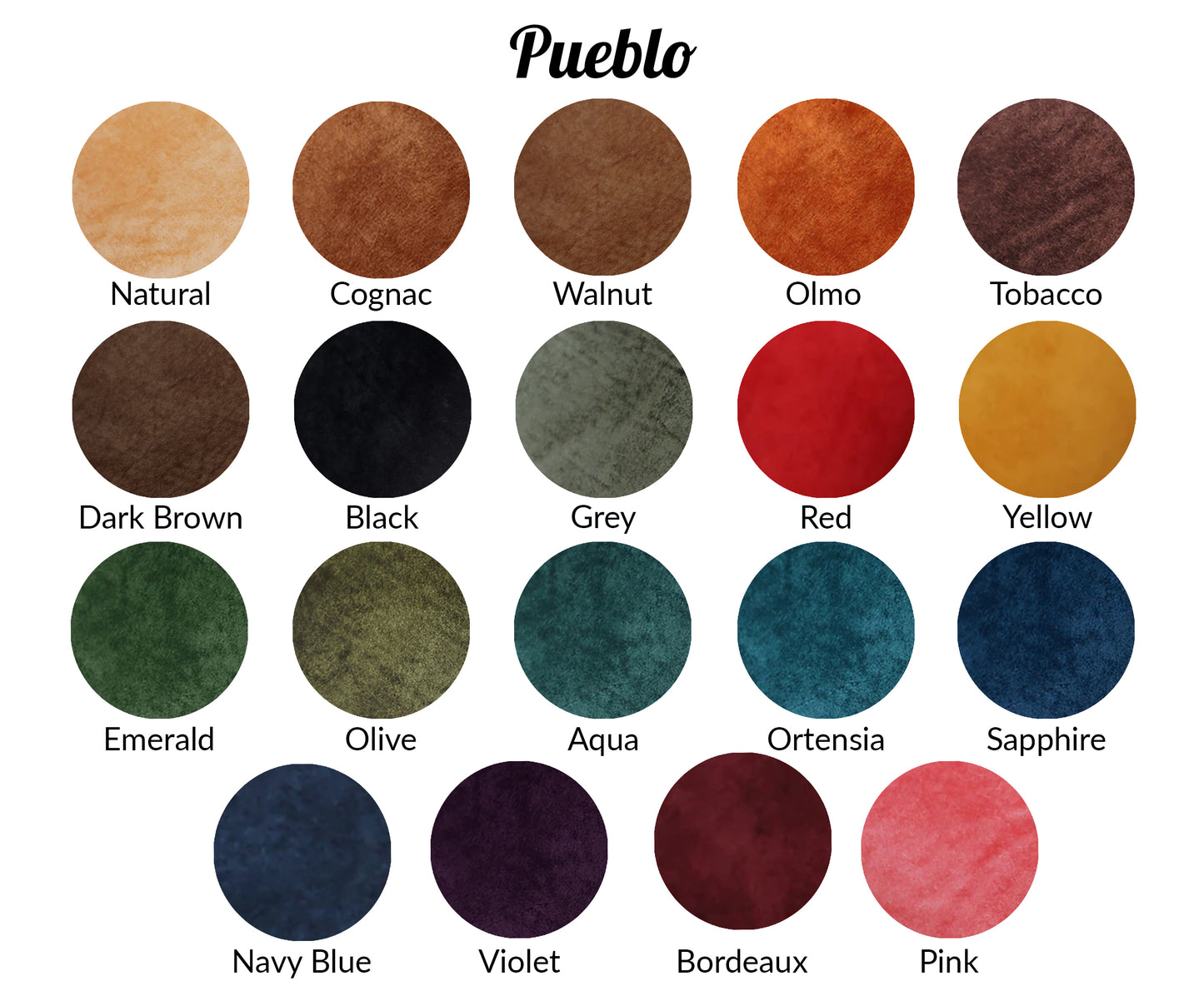 Color Swatch Pueblo leather